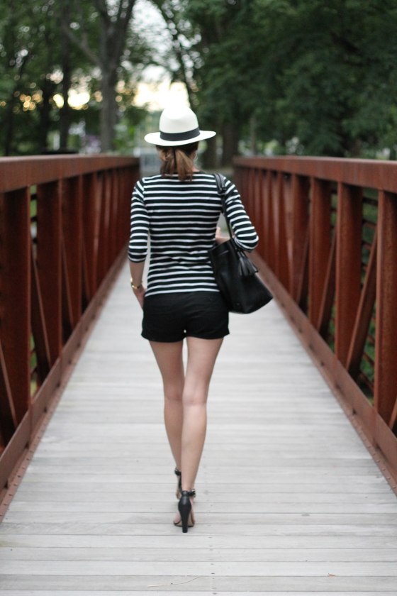 Panama Hat / Classic Stripes // Leather Accessories :: Plum Pearls
